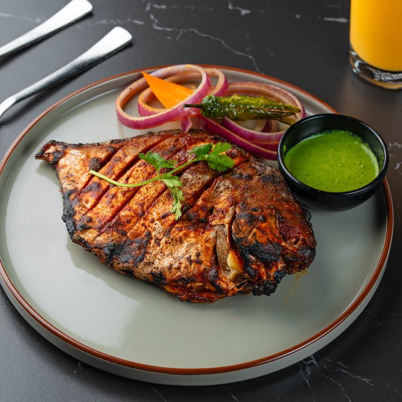 Tandoori whole fish.